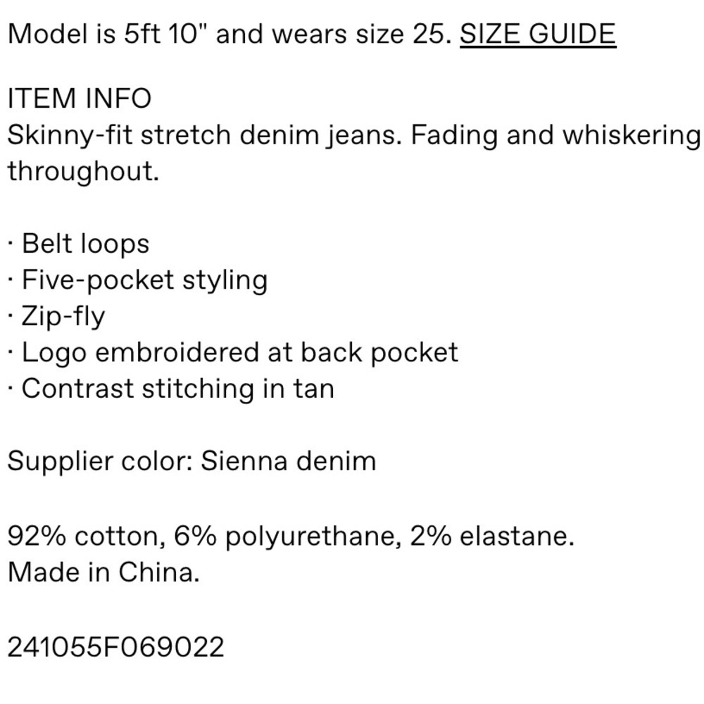 NWOT Rag & Bone Cate Mid Rise Ankle Skinny Women's Blue Jeans Size 29 - Picture 14 of 14
